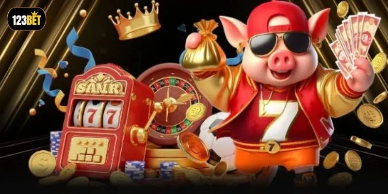 Cận cảnh một vòng quay may mắn khi các biểu tượng đặc biệt bắt đầu khớp lệnh thanh toán