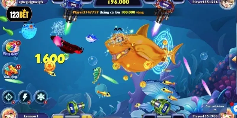 Game bắn cá 3D có nhiều tính năng đặc biệt thu hút người chơi