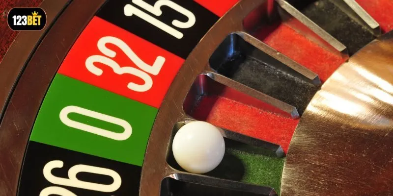 Giao diện bàn quay Roulette 123BET online sắc nét và chân thực