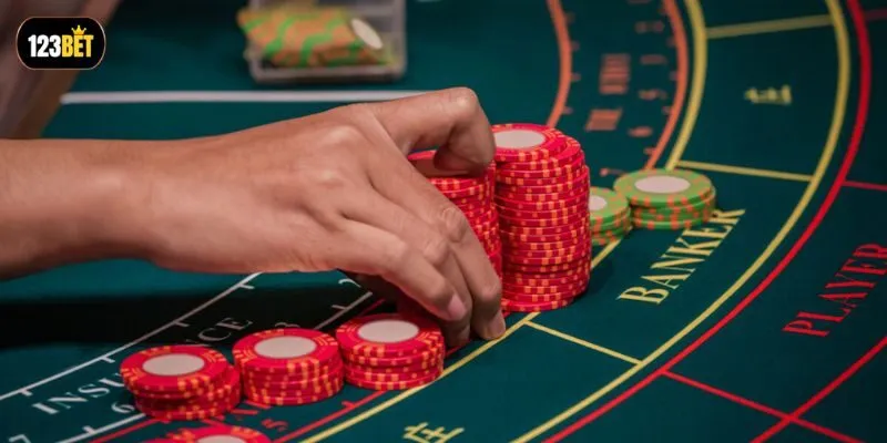 Giao diện sảnh cược Baccarat 123BET uy tín với thiết kế hiện đại và sang trọng